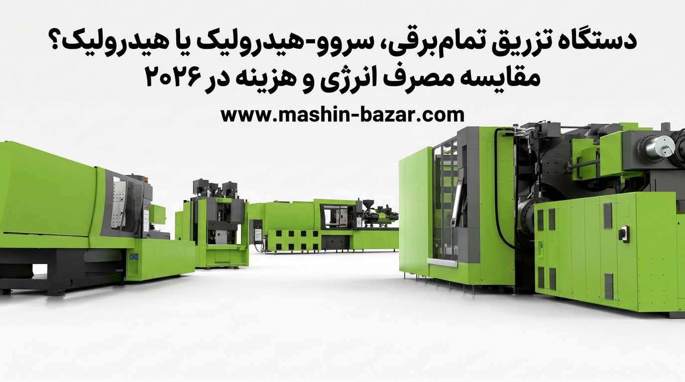 مقایسه دستگاه‌های تزریق پلاستیک سروو-هیدرولیک و هیدرولیک و تمام‌برقی از نظر مصرف انرژی و هزینه